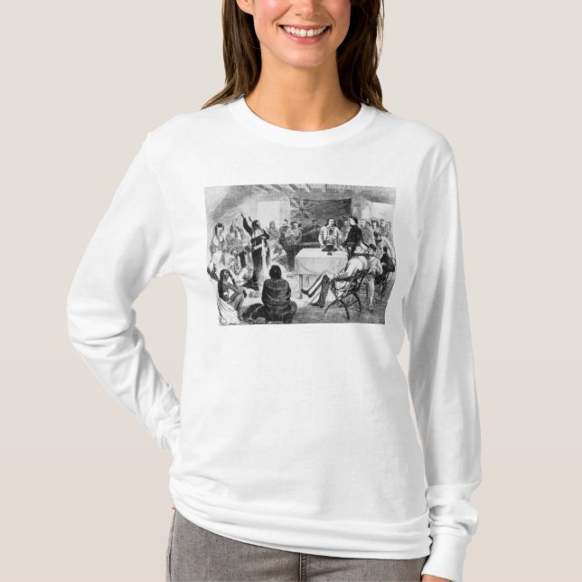 Camiseta Consejo de Bull de sentada, 1877 (Anverso)