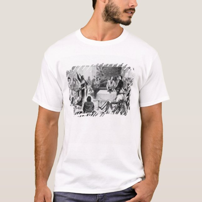 Camiseta Consejo de Bull de sentada, 1877 (Anverso)