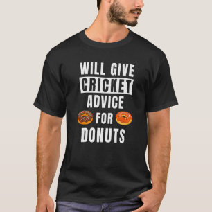 Camiseta Consejo De Cricket Para Donuts Sport Coaching Cric