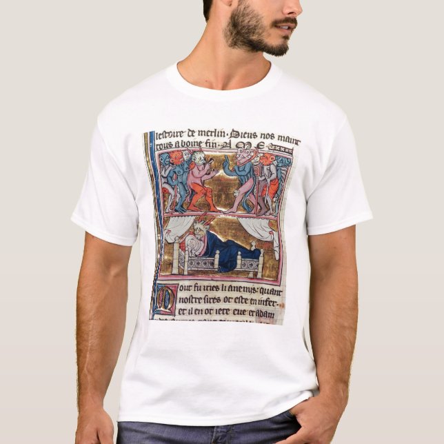 Camiseta Consejo de demonios, del 'l'Histoire de Merlin' (Anverso)