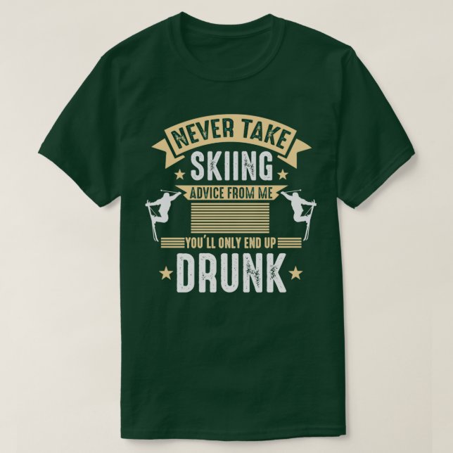 Camiseta Consejo de Esquí Apres Ski Fiesta Ski Slope Funny  (Diseño del anverso)