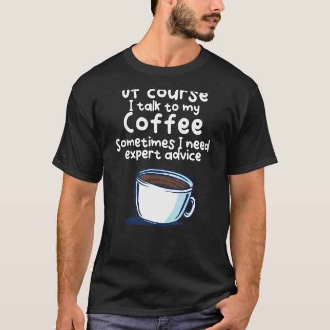 Camiseta Consejo de expertos de mi café (Anverso)