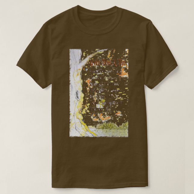 Camiseta Consejo De Un Árbol (Diseño del anverso)