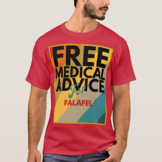 Camiseta Consejo Médico Gratuito para el Regalo Falafel par