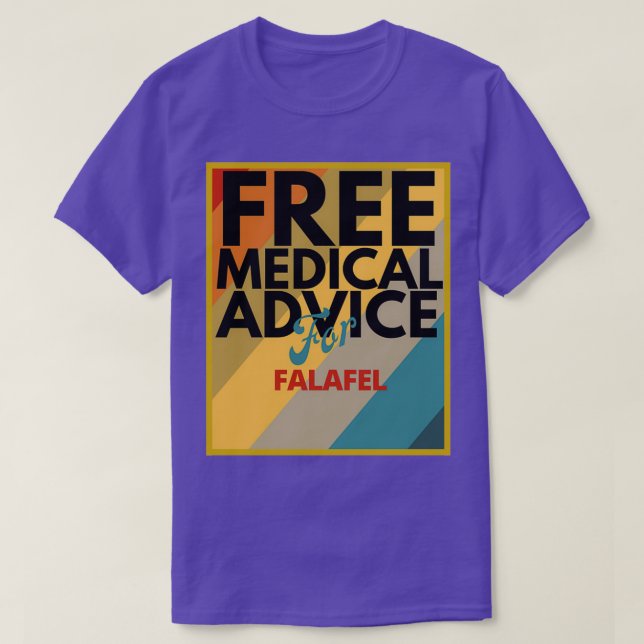 Camiseta Consejo Médico Gratuito para el Regalo Falafel par (Diseño del anverso)