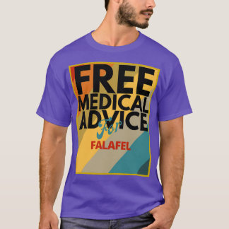 Camiseta Consejo Médico Gratuito para el Regalo Falafel par