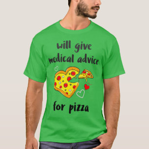 Camiseta Consejo Médico para Pizza