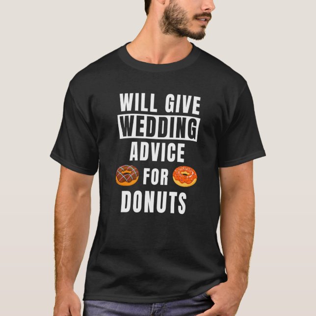 Camiseta Consejos de Boda para el Evento de Donas Planifica (Anverso)