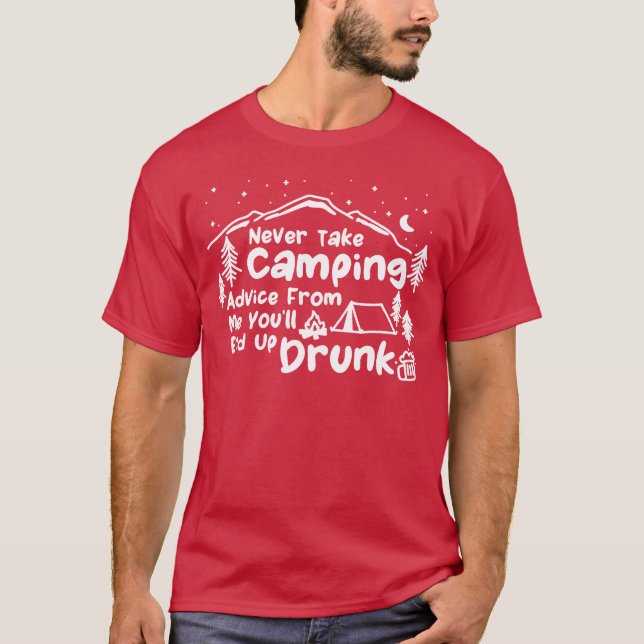 Camiseta Consejos de Camping de Neverake de Mi Te Terminará (Anverso)