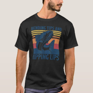 Camiseta Consejos de doblado y labios desgarrados Salmón vi