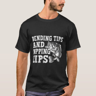 Camiseta Consejos de doblado y labios rasgados Papá pescado