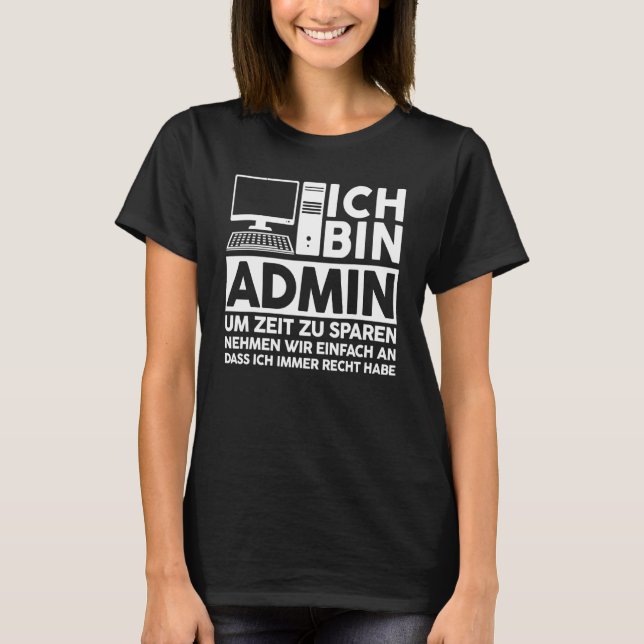 Camiseta Consejos de informática de expertos en administrac (Anverso)