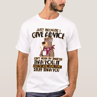 Camiseta Consejos de oso loco