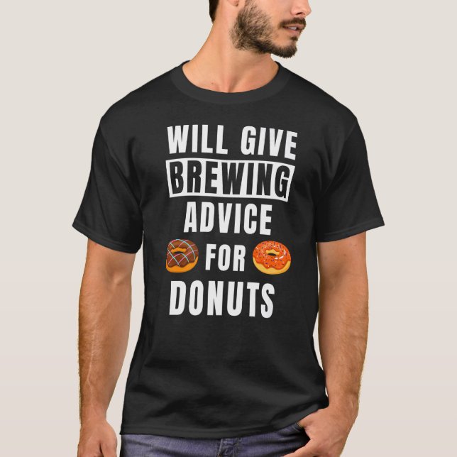 Camiseta Consejos De Preparación Para Donuts Brewmaster Fun (Anverso)