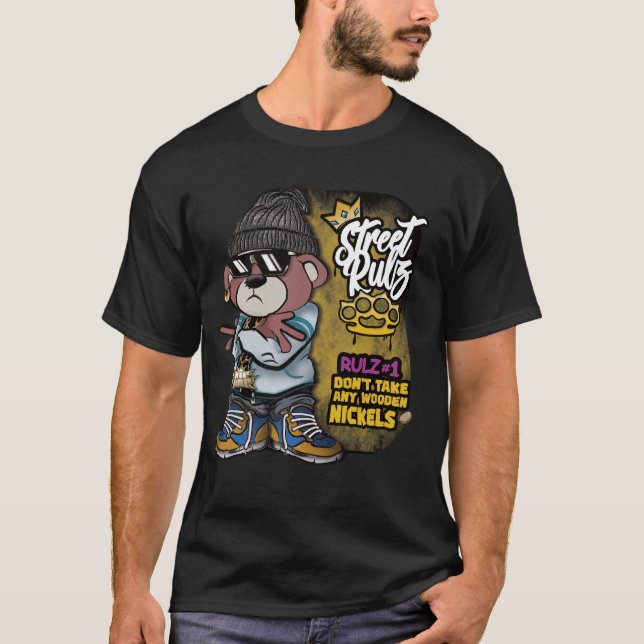 Camiseta Consejos de Street Rulz Bear (Anverso)
