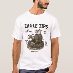 Camiseta Consejos Divertidos de Águila Calva Humor de Super