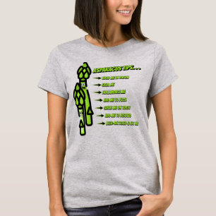 Camiseta Consejos divertidos de Asparagus