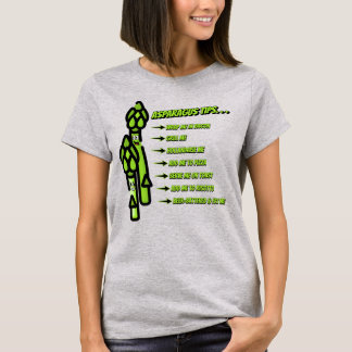 Camiseta Consejos divertidos de Asparagus