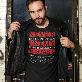 Camiseta Consejos tácticos de Napoleón Bonaparte