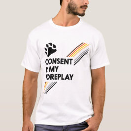 Camiseta Consentimiento es mi luz de pre-play