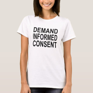 Camiseta Consentimiento informado de la demanda - la