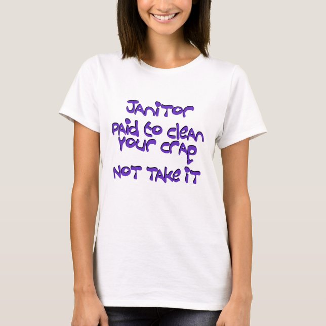 Camiseta Conserje Divertido (Anverso)