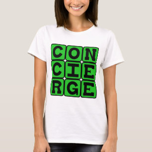 Camiseta Conserje, puesto de servicio