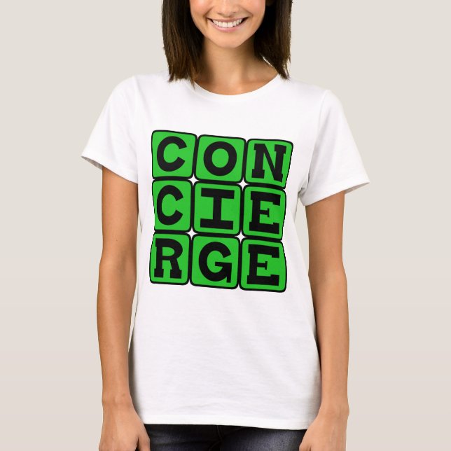 Camiseta Conserje, puesto de servicio (Anverso)