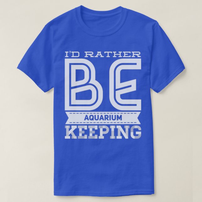 Camiseta Conservación de acuario 2 (Diseño del anverso)