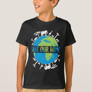 Camiseta Conservación de animales salvajes salva nuestra ti