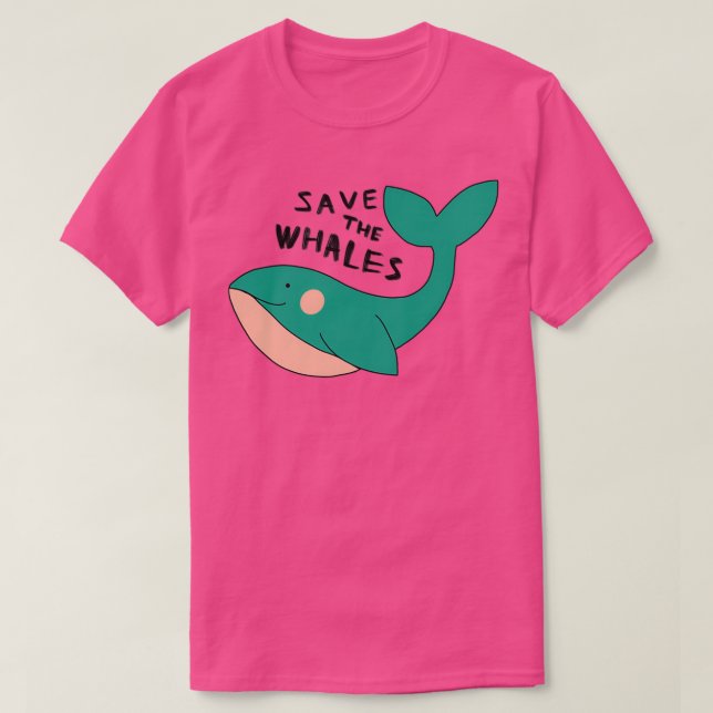 Camiseta Conservación De Las Ballenas (Diseño del anverso)
