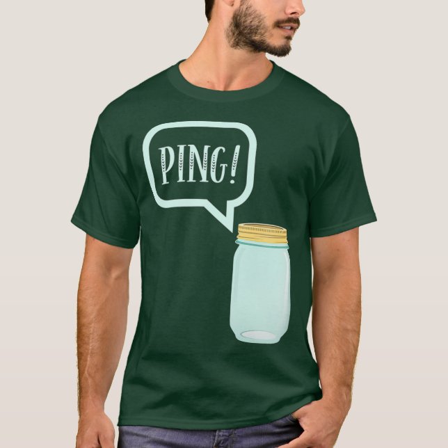 Camiseta Conservación de Mason Jar Tee PING TShirt (Anverso)