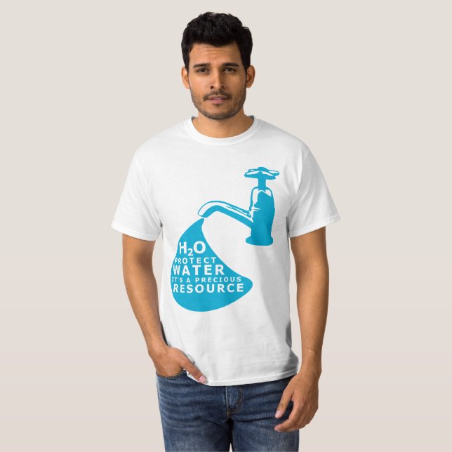 Camiseta Conservación del Agua (Anverso completo)