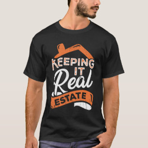 Camiseta Conservación del regalo de los compradores inmobil