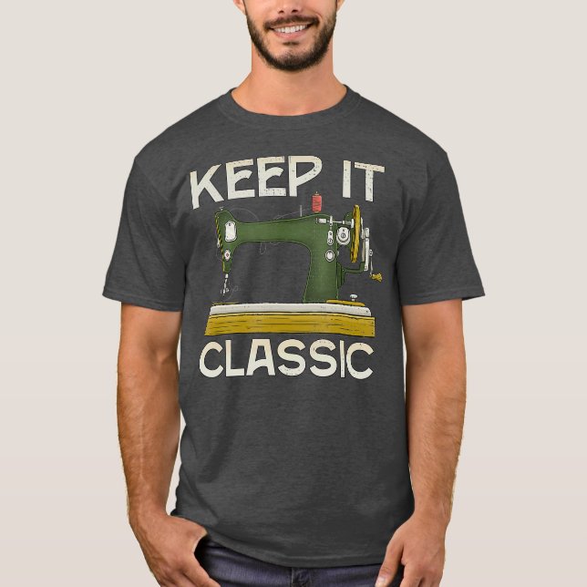 Camiseta Conservación del sastre de la máquina de coser de  (Anverso)