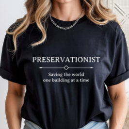 Camiseta Conservación Histórica, Carrera de Conservacionist