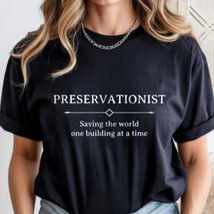 Camiseta Conservación Histórica, Carrera de Conservacionist