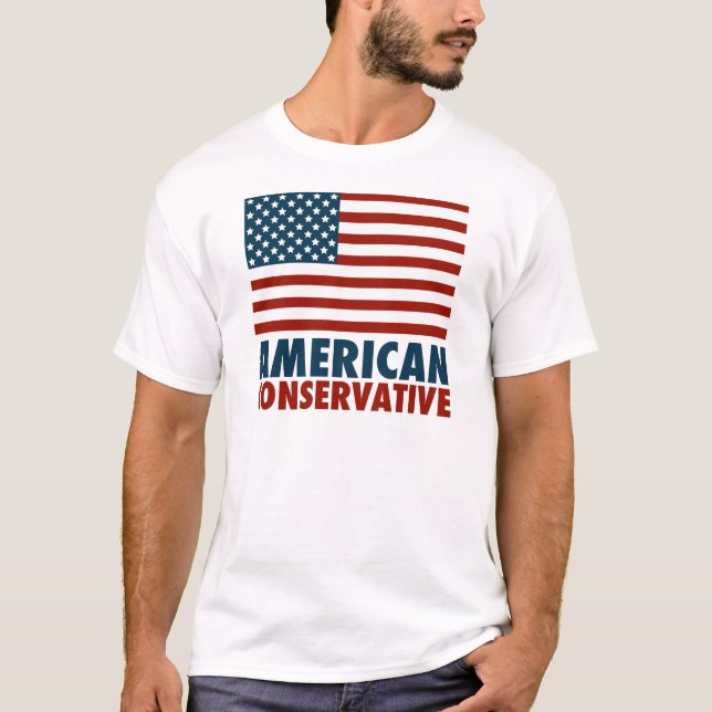 Camiseta Conservador americano (Anverso)
