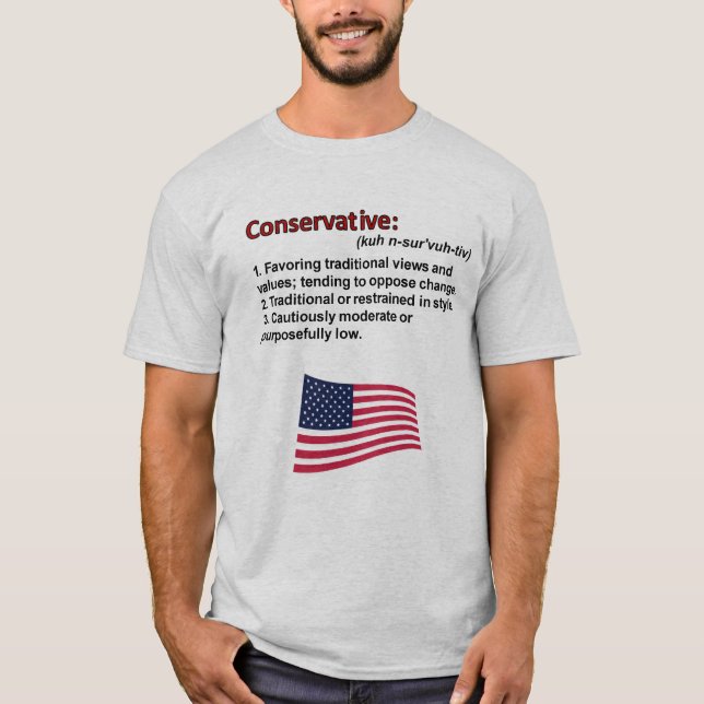 Camiseta conservadora de la definición (Anverso)