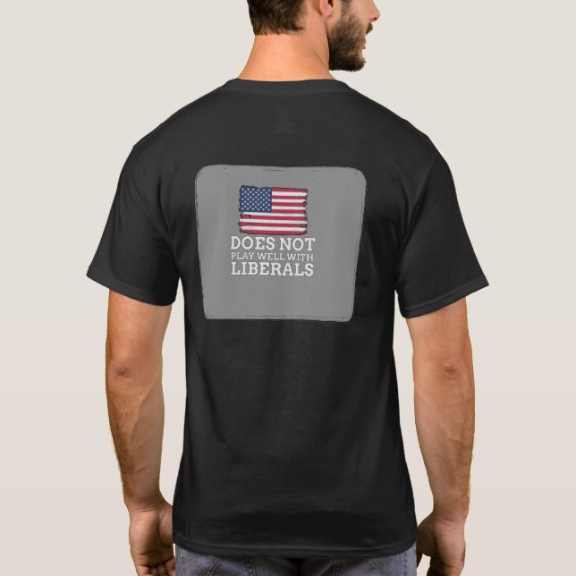 Camiseta conservadora estadounidense (Reverso)