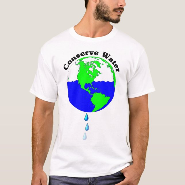 Camiseta Conservar el agua (Anverso)