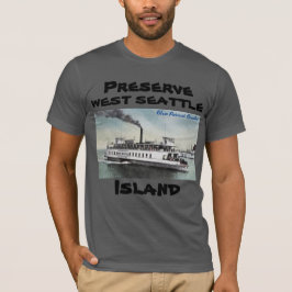 Camiseta Conservar el ferry T-Shirt de la isla de Seattle O