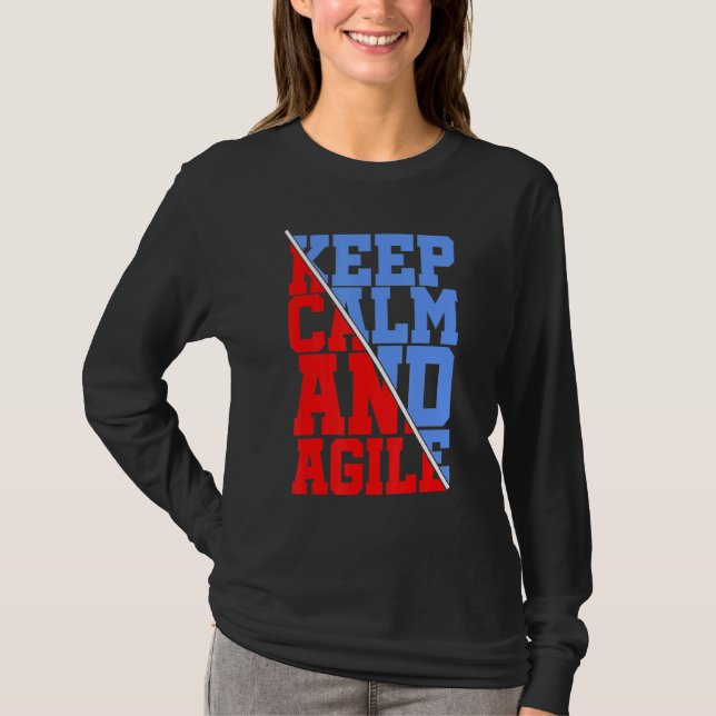 Camiseta Conservar La Cinta De Desarrolladores Tranquila Y  (Anverso)