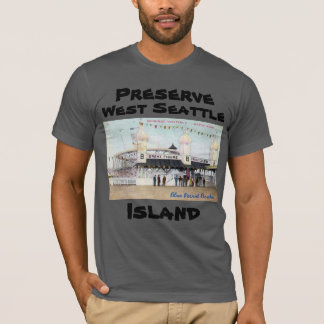Camiseta Conservar la isla de Seattle Occidental en la Gran