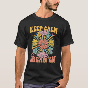 Camiseta Conservar los virus hippie hippie con flores tranq