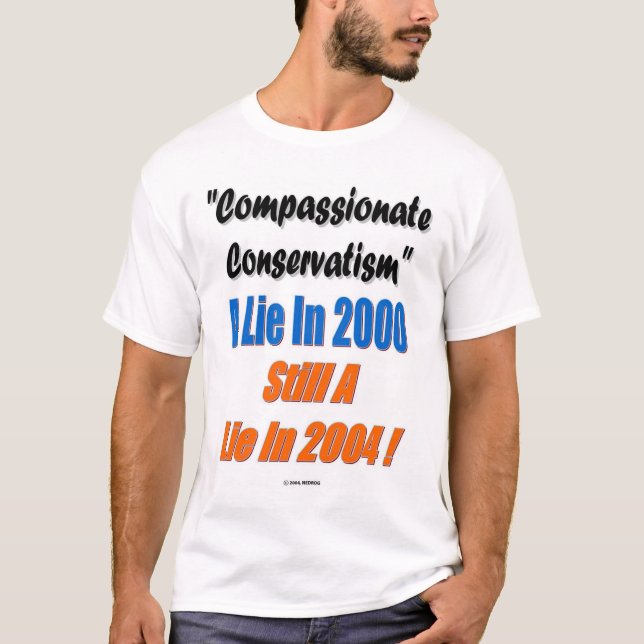 Camiseta ¿Conservativism compasivo? (Anverso)