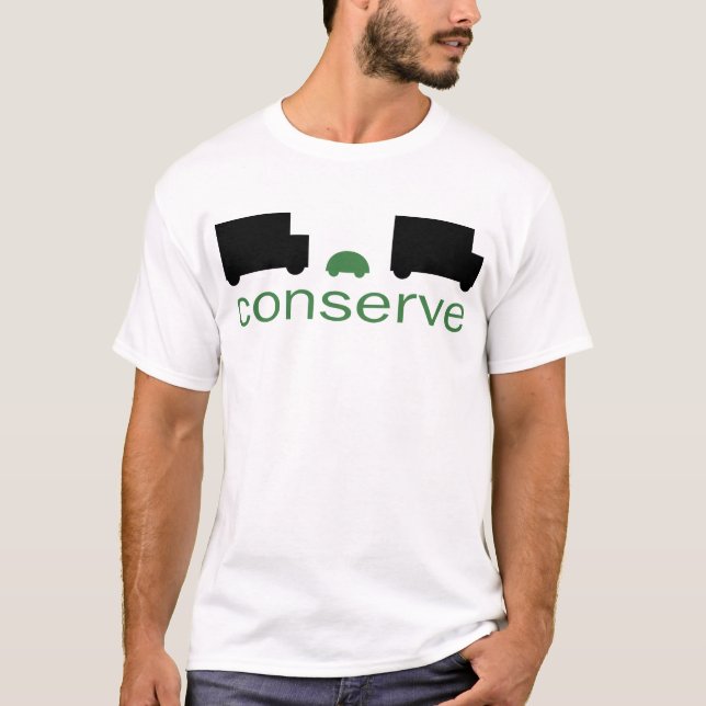 Camiseta Conserve la serie 1 del diseño (Anverso)