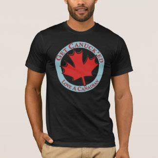 Camiseta Consiga a amor de Canuck'ed un canadiense