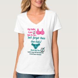 Camiseta ¡Consiga comprobado! ¡Conciencia femenina del
