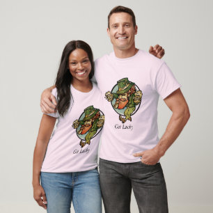 Camiseta Consiga el Leprechaun afortunado